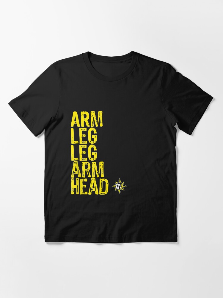 "Arm Leg Leg Arm Head Allah 7 Crescent Star 5 percent TShirt" Tshirt
