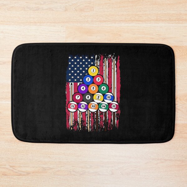 Item preview, American Billiard Player US Flag Snooker Player Pool Billiard designed and sold by bestshirtdesign.