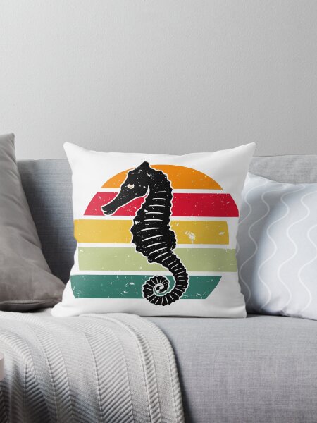Artikel-Vorschau von Retro-Hippocamp-Sonnenuntergang, designt und verkauft von PlusAdore.