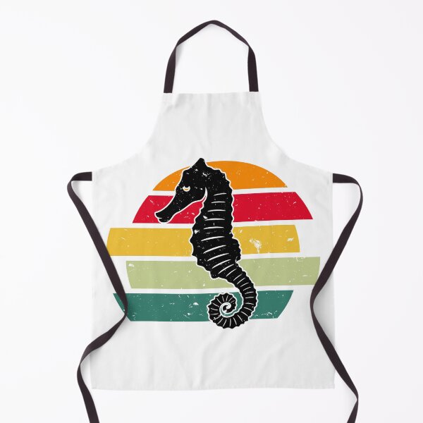 Item preview, Retro Hippocampe sunset designed and sold by PlusAdore.