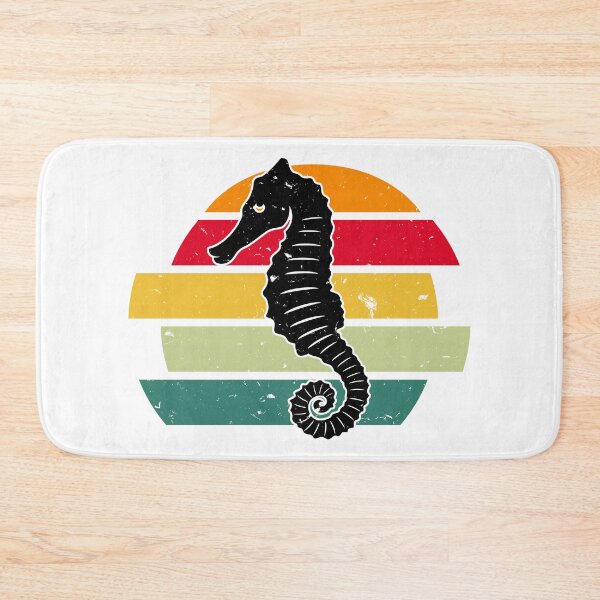 Item preview, Retro Hippocampe sunset designed and sold by PlusAdore.