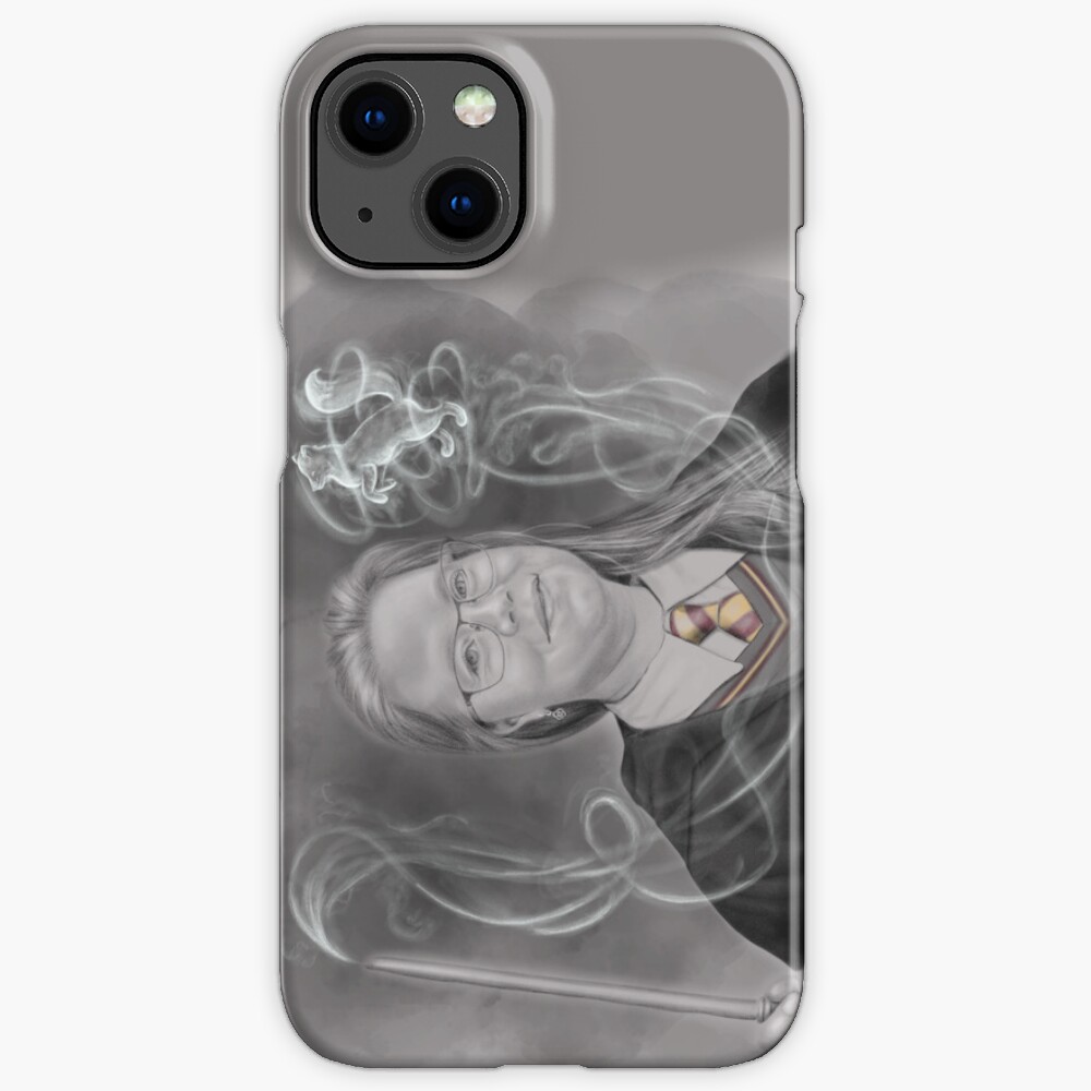 Magical portrait of you, in your outfit and your animal of choice iPhone Case