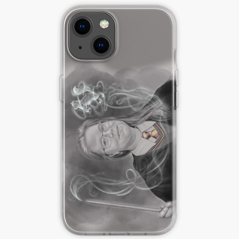 Magical portrait of you, in your outfit and your animal of choice iPhone Case