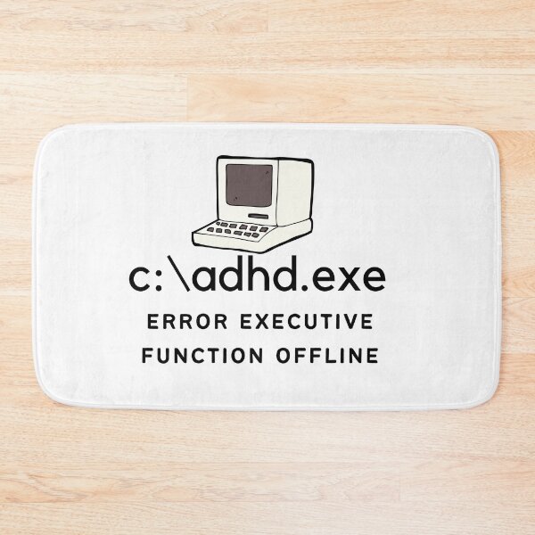 Item preview, ADHD - C:\ADHD.exe - Error Executive Function Offline - Option 2 designed and sold by TheBerriesADHD.