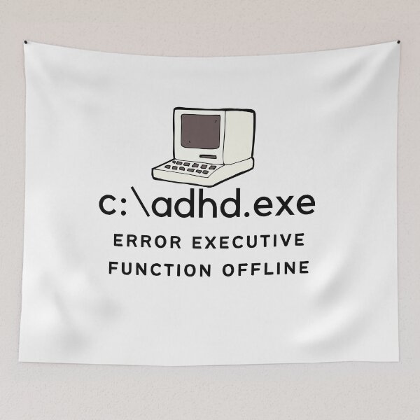 Item preview, ADHD - C:\ADHD.exe - Error Executive Function Offline - Option 2 designed and sold by TheBerriesADHD.