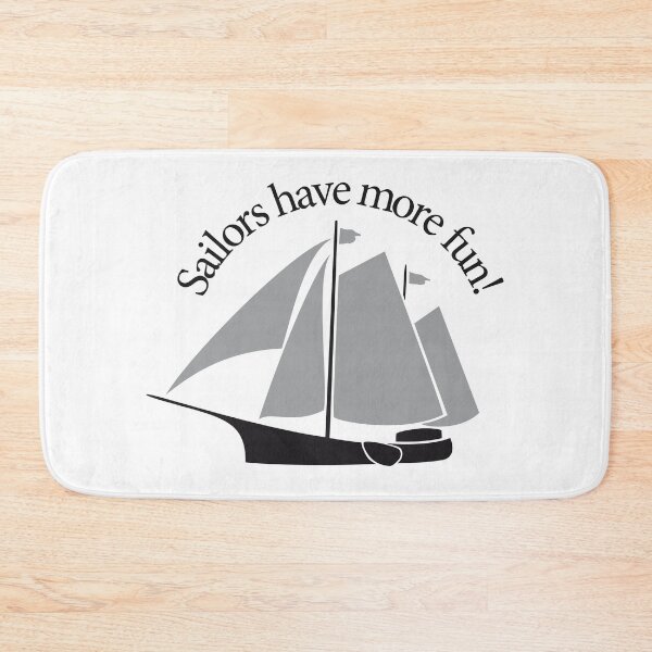 Item preview, Sailors have more fun! ship ahoy! – Clipperaak – for light backgrounds designed and sold by sangidesign.