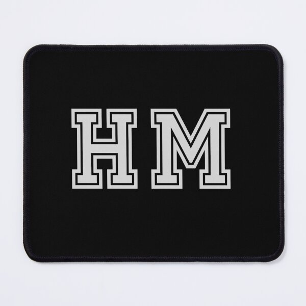 Item preview, H.M. Varsity Initials | Varsity Letters | Black And White | Personalised Gifts designed and sold by Avo And Sriracha.