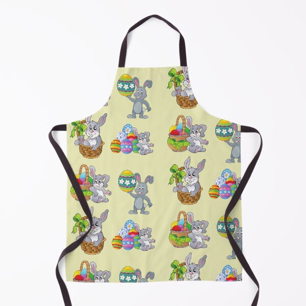 Item preview, Colorful easter bunny and egg basket designed and sold by DahliaBlanche.