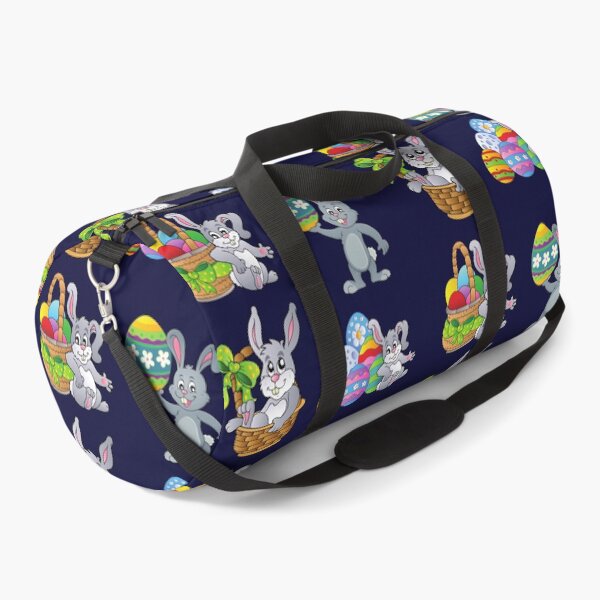 Item preview, Colorful easter bunny and egg basket designed and sold by DahliaBlanche.