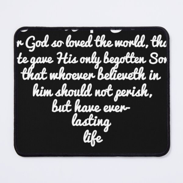 Item preview, John 316 Bible Full Verse Heart Classic designed and sold by RobertCombs12.