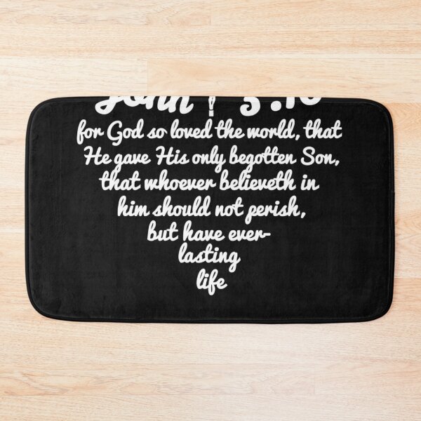 Item preview, John 316 Bible Full Verse Heart Classic designed and sold by RobertCombs12.