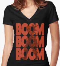 Camiseta entallada de cuello en V Boom Boom Boom - Bakugou Katsuki