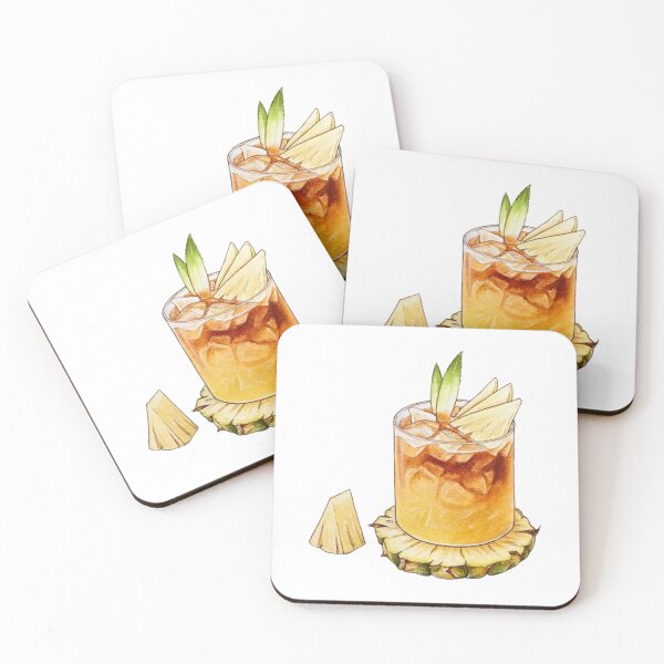 Item preview, Best pineapple animated drinks -Summer goals designed and sold by Fanatic Nerd.