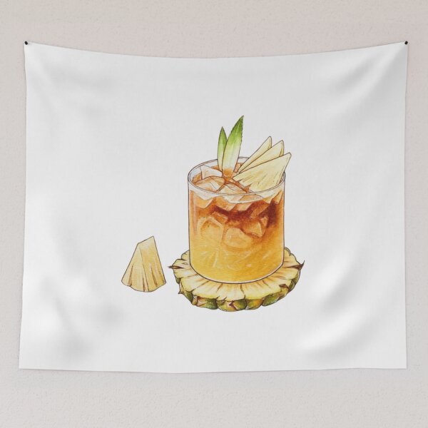 Item preview, Best pineapple animated drinks -Summer goals designed and sold by Fanatic Nerd.