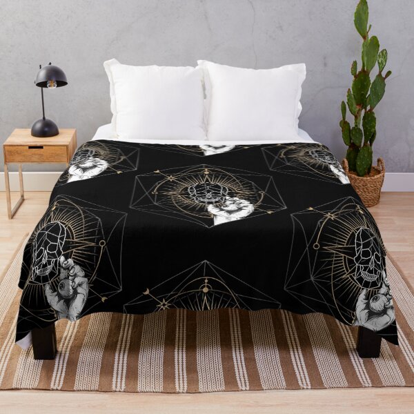 Item preview, Hamsa circle of protection over sacred geometry designed and sold by BrandiHowa3042.