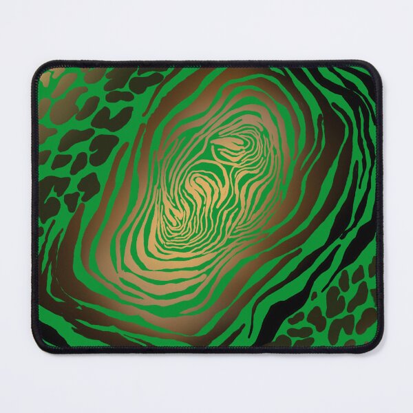 Item preview, Contemporary animal print artwork, animal pattern, jungle pattern, leopard spots, exotic pattern, green zebra seamless   designed and sold by ZeinabTaha.