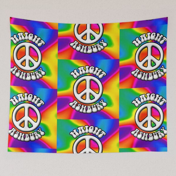Item preview, Haight Ashbury Peace Sign  designed and sold by Tara Thralls.
