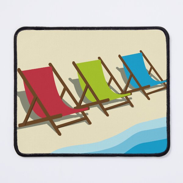 Item preview, Deck Chairs on the Beach designed and sold by BirdAtWork.