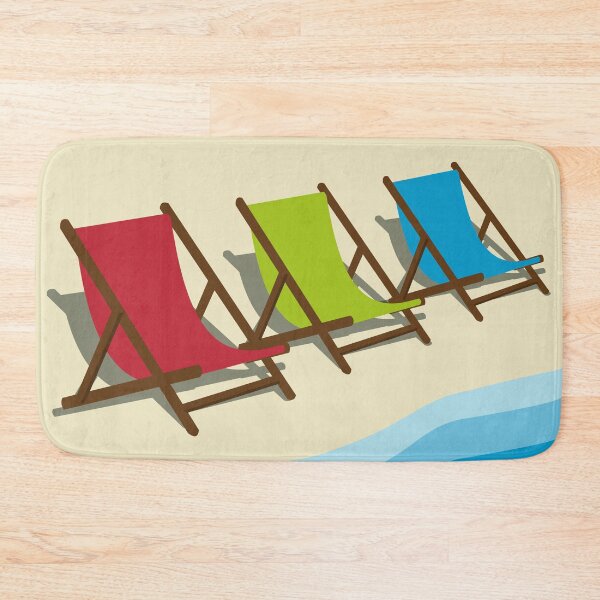 Item preview, Deck Chairs on the Beach designed and sold by BirdAtWork.