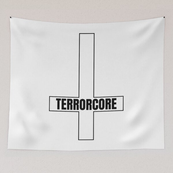 Item preview, Terrorcore Hardcore Music Gabber Inverted Cross designed and sold by RichTeeDesigns.