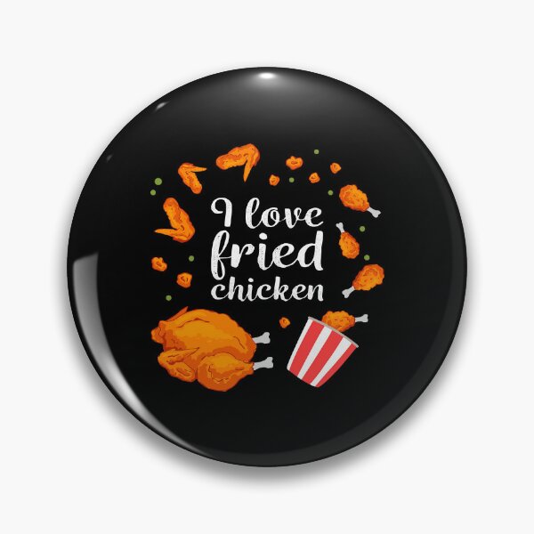 Item preview, I Love Fried Chicken Funny Chicken Gift designed and sold by davetmccall.