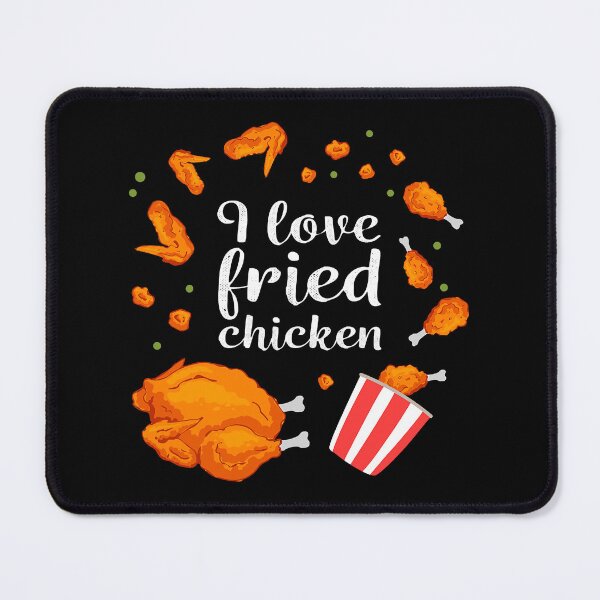 Item preview, I Love Fried Chicken Funny Chicken Gift designed and sold by davetmccall.