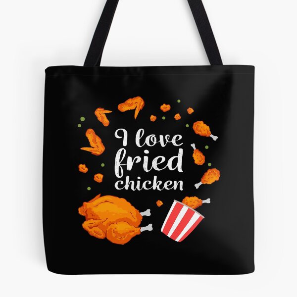 Item preview, I Love Fried Chicken Funny Chicken Gift designed and sold by davetmccall.