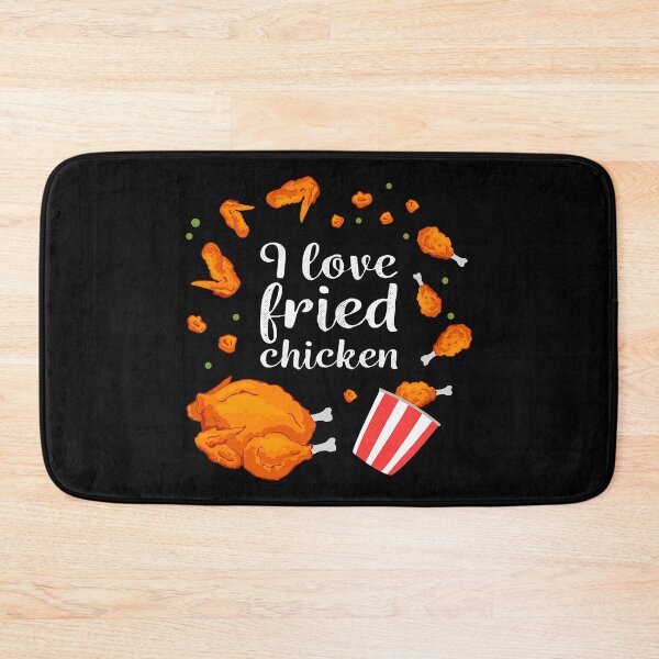 Item preview, I Love Fried Chicken Funny Chicken Gift designed and sold by davetmccall.