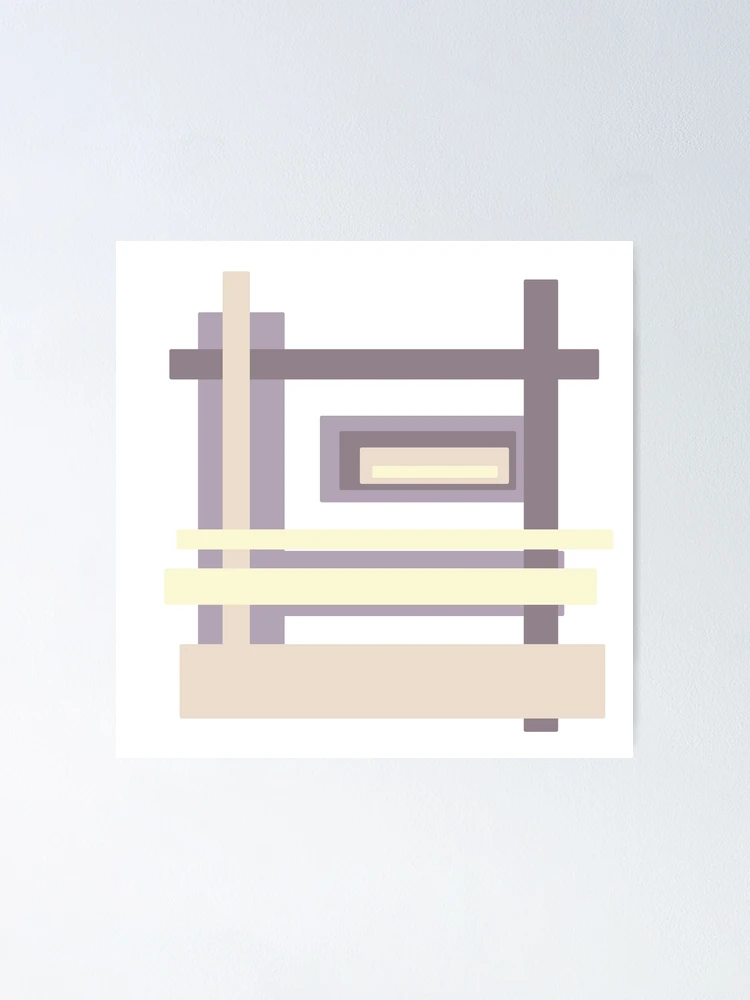 Thumbnail 1 of 3, Poster, Zen Rectangles designed and sold by Roxie402.