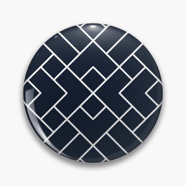 Item preview, Boho Geometric Pattern in Navy Blue designed and sold by meggydesigns.
