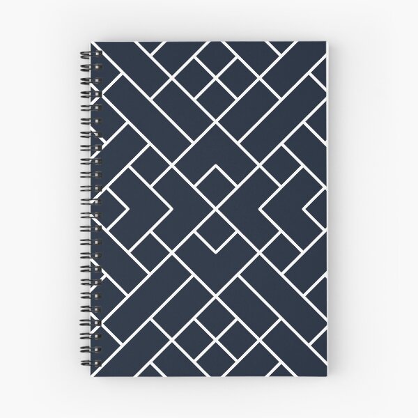 Item preview, Boho Geometric Pattern in Navy Blue designed and sold by meggydesigns.