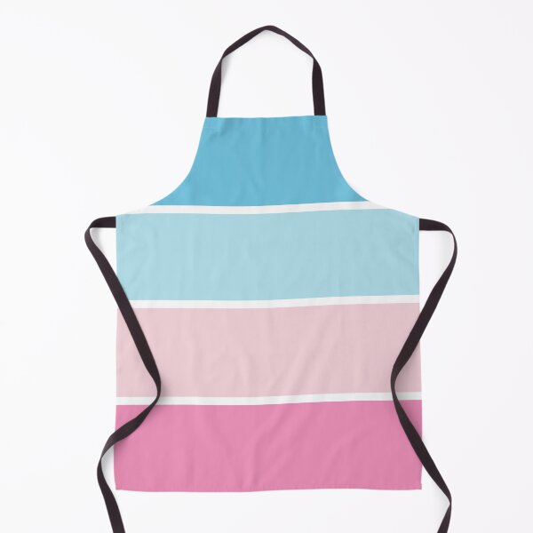 Item preview, Pastel Pink Blue Horizontal Stripes designed and sold by BirdAtWork.