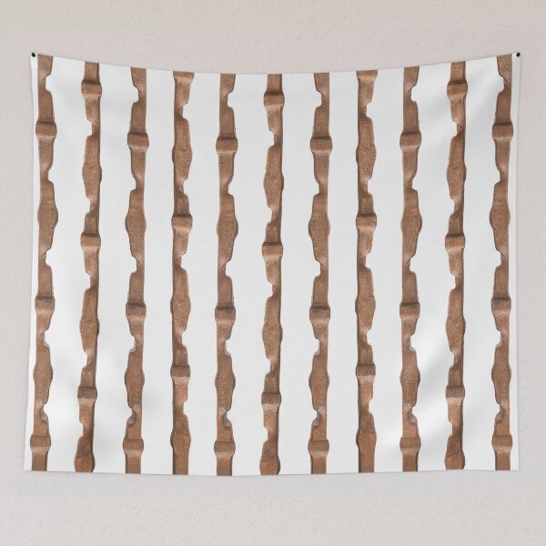 Item preview, Abstract lines modern art rusty metal designed and sold by StohlerPhotos.