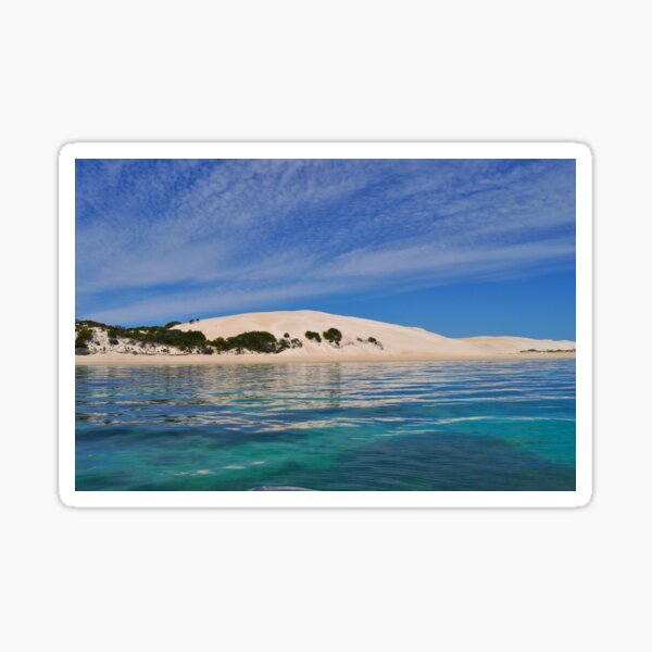 The White Sandhills Sticker