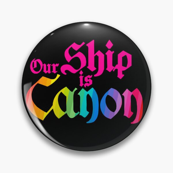 Item preview, Our Ship is Canon - Pink and Rainbow designed and sold by Akarkanias.