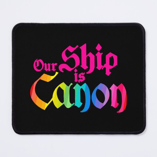 Item preview, Our Ship is Canon - Pink and Rainbow designed and sold by Akarkanias.