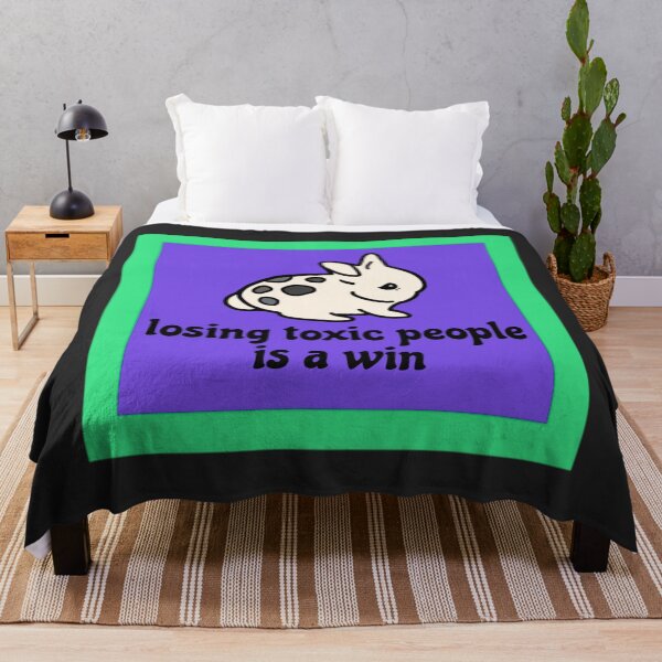 Item preview, Losing Toxic People is A Win Though | Chubby Mini Rex Bunny Emotional Support designed and sold by wigobun.