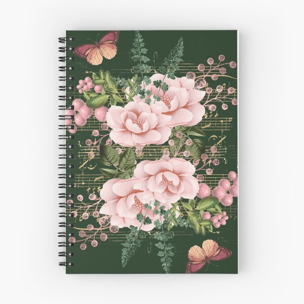 Item preview, Music & Flowers print designed and sold by Grey-Brunette.