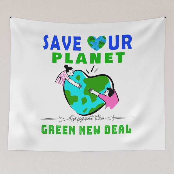 Item preview, save planet keep it green, Climate Change - Green New Deal  designed and sold by Tiziza.