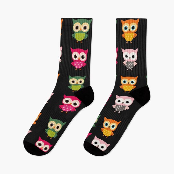 Item preview, cute colorful  graphic owl  designed and sold by DahliaBlanche.