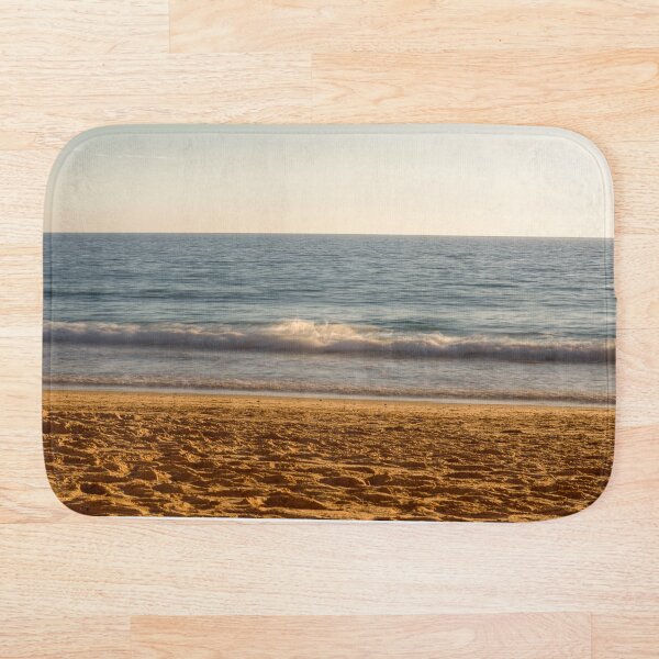 Item preview, Olas en una playa de arena en el mar azul verde - Algarve, Portugal designed and sold by vabels.