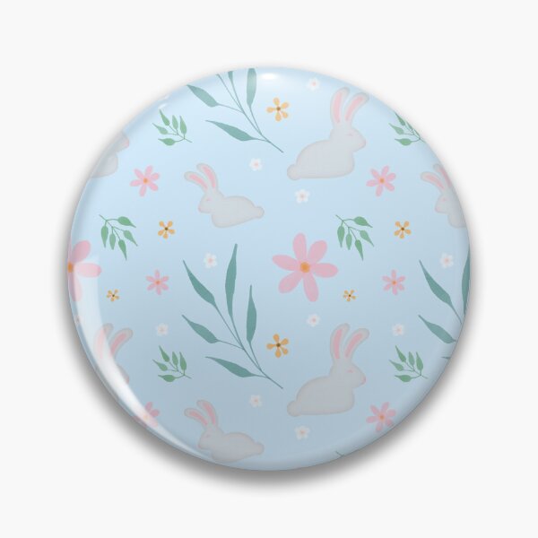 Item preview, Easter Bunny Floral - Seamless Pattern - Digital Watercolour designed and sold by TheBubblyType.