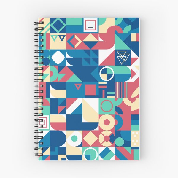 Item preview, Geometric Yellow, Blue, Brown  Colorful  Minimalistic  Design Gift Pattern designed and sold by PATTERNLIX.