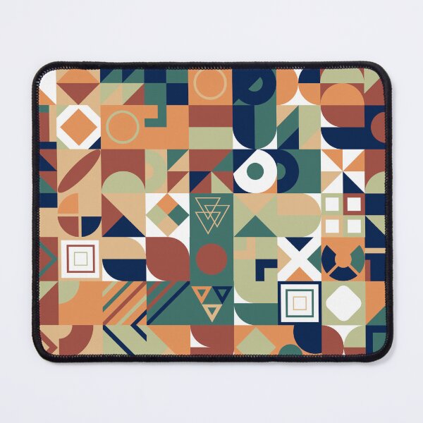 Aperçu de l'œuvre Modèle de cadeau de conception minimaliste coloré orange, bleu, vert géométrique créée et vendue par PATTERNLIX.