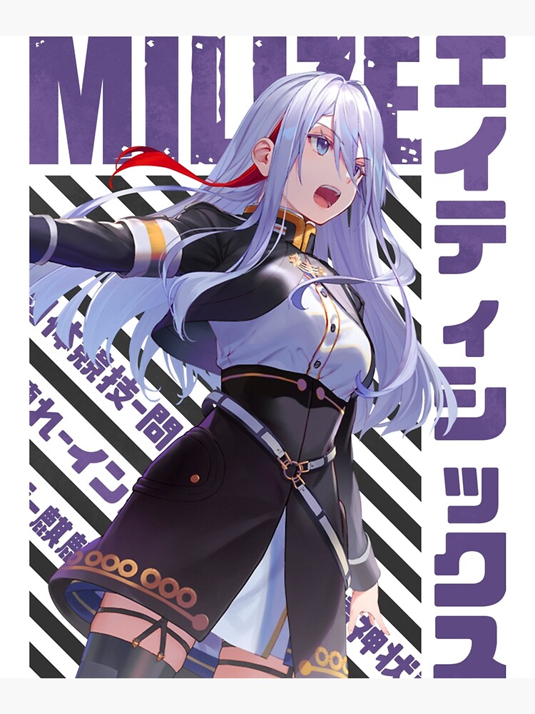 86 Vladilena Milizé Anime Poster 