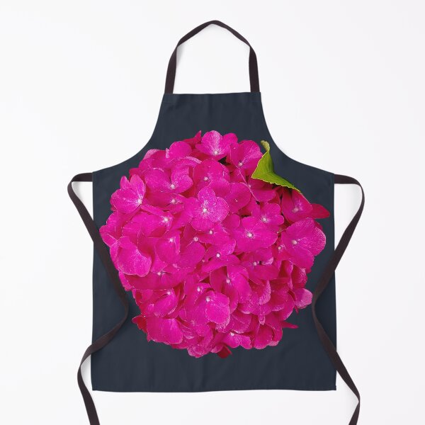 Item preview, Pink Hydrangea Flowers on Dark Blue Square designed and sold by ellenhenry.