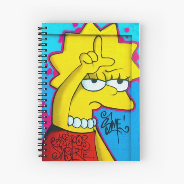 Bart Simpsons S.A.D. Spiral Notebook by tugfnaam