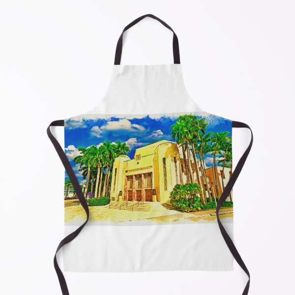 Item preview, Temple Emanu-El in Miami Beach, Florida - watercolor painting designed and sold by NickoPrints.