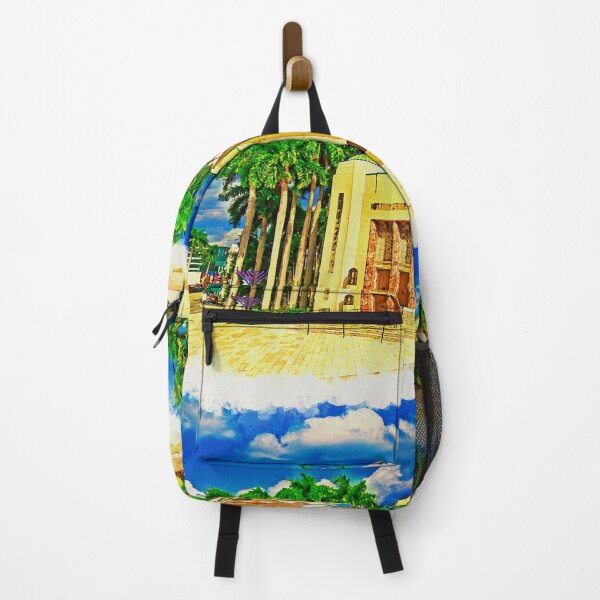 Item preview, Temple Emanu-El in Miami Beach, Florida - watercolor painting designed and sold by NickoPrints.