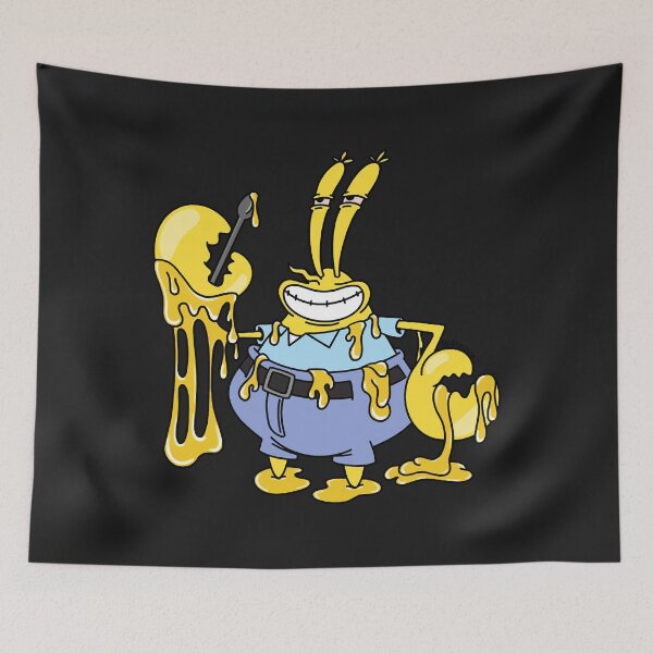 Item preview, Mister Dabs Spongebob Stoner Cartoon Art Sticker designed and sold by romanl3.